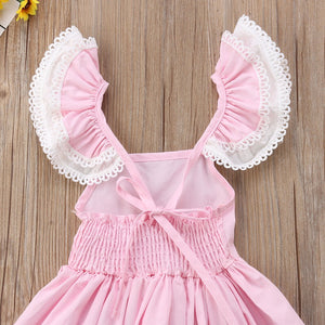 Toddler Baby Girls Sweet Sleeveless Tutu Party Tull Princess Dress, zoerea.com