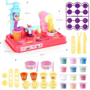 DIY Playdough Clay Dough Plasticine Ice Cream Machine Mould Play Kit, zoerea.com