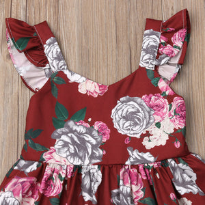 Lovely Kids Baby Girl Flower Lace Princess Party Pageant Dress, zoerea.com