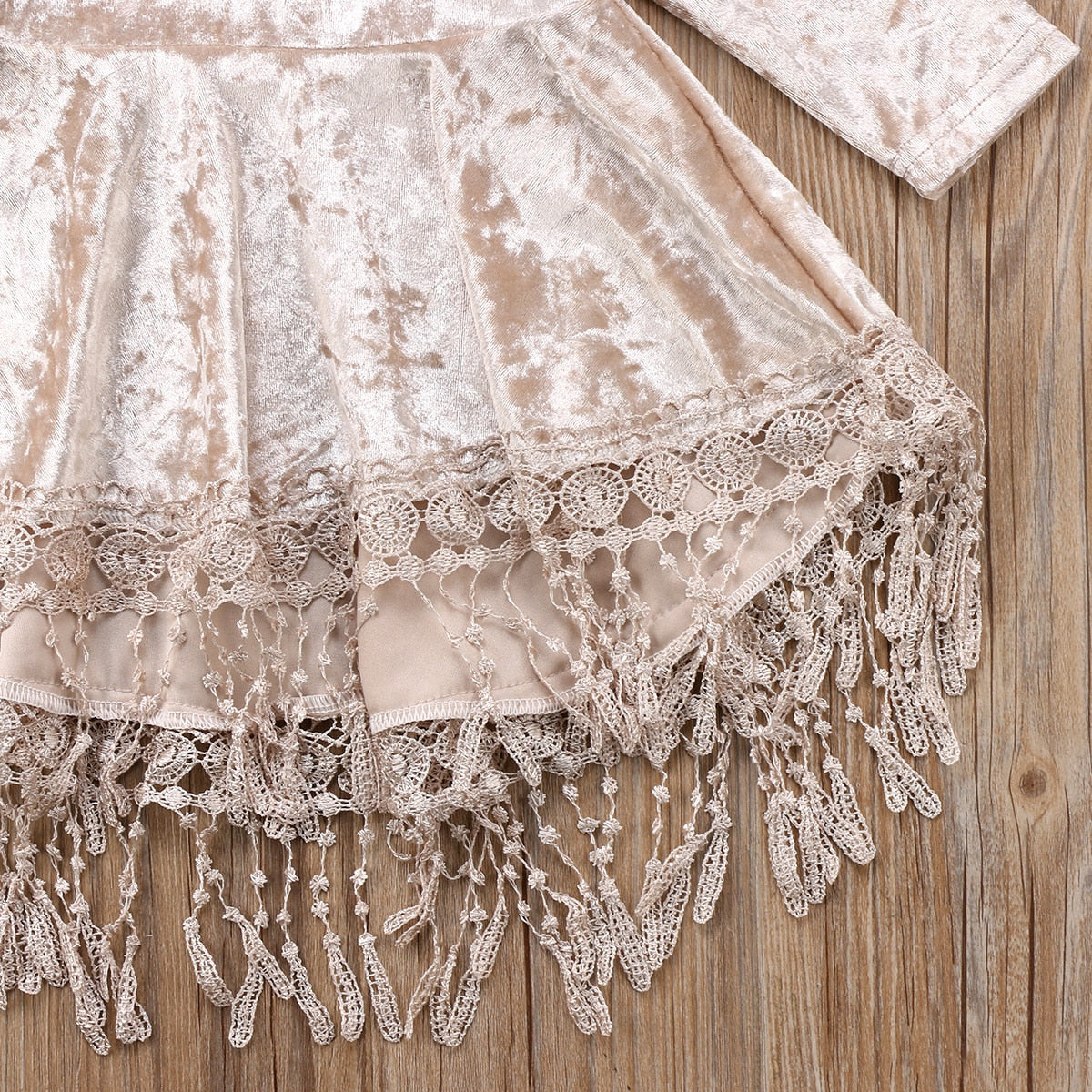 Tassel Baby Dress Flower Girls Dress Princess Bridesmaid Pageant Dress, zoerea.com