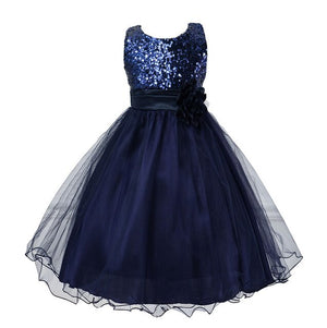 Baby Girl Party Wedding Formal High Waist Prince Evening Dress, zoerea.com