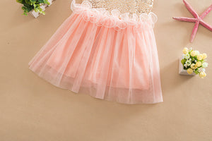 Princess Kids Baby Girl Dress Sequins Tulle Dress Gown Party Dresses, zoerea.com